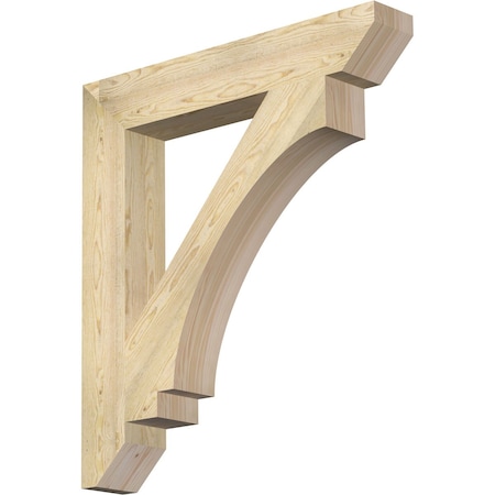 Ekena Millwork Imperial Slat Rough Sawn Bracket, Douglas Fir, 6"W x 38"D x 42"H BKT06X38X42IMP06RDF